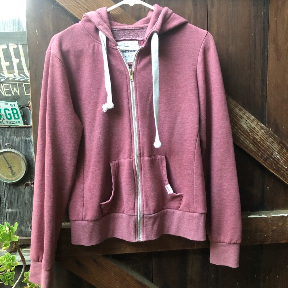 Hoodie in a soft rose pink